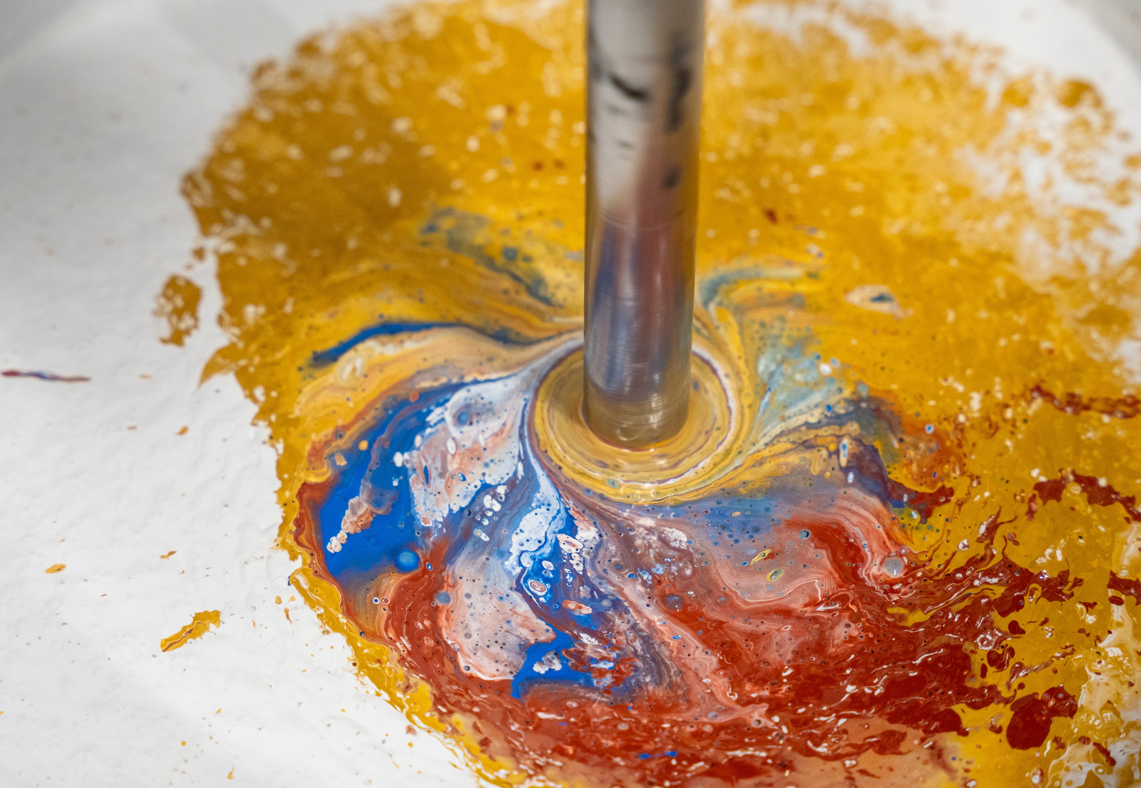 Custom color mixing process